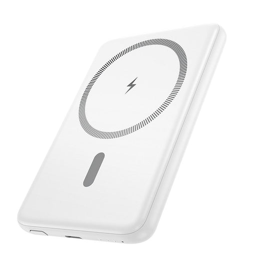 Εξωτερική Ασύρματη Μπαταρία HOCO J140A, 5000mAh, 20W, PD + QI, 1 x USB-C, Λευκή