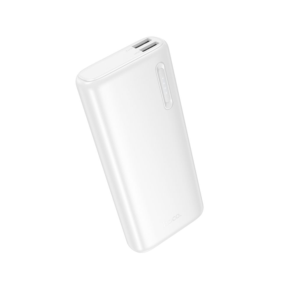 Εξωτερική Μπαταρία HOCO J158A, 10000mAh, 10W, 2 x USB-A, Λευκή