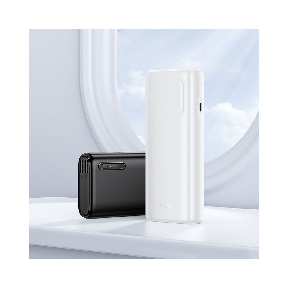 Εξωτερική Μπαταρία HOCO J158A, 10000mAh, 10W, 2 x USB-A, Λευκή