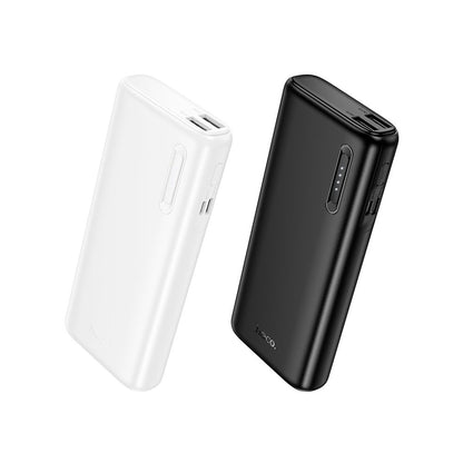 Εξωτερική Μπαταρία HOCO J158A, 10000mAh, 10W, 2 x USB-A, Λευκή