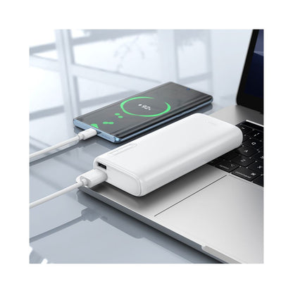 Εξωτερική Μπαταρία HOCO J158A, 10000mAh, 10W, 2 x USB-A, Λευκή