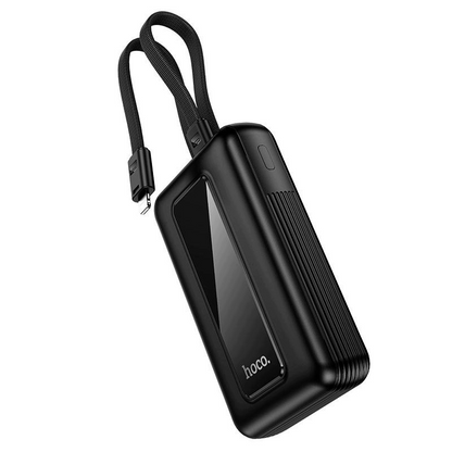 Εξωτερική Μπαταρία HOCO J162, 10000mAh, 22.5W, QC + PD, 1 x Lightning - 1 x USB-A - 2 x USB-C, Μαύρο