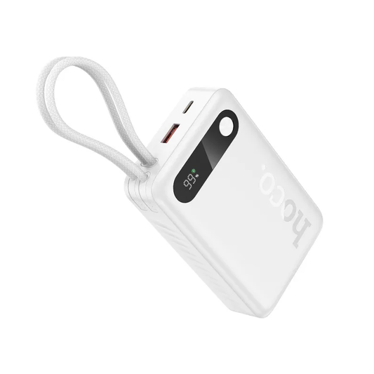Εξωτερική Μπαταρία HOCO J171A, 20000mAh, 22.5W, QC + PD, 1 x Lightning - 1 x USB-A - 2 x USB-C, Λευκό