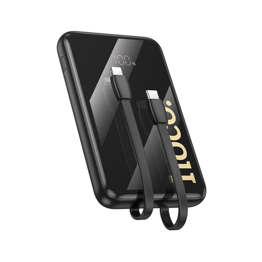 Εξωτερική Μπαταρία HOCO Q37, 10000mAh, 22.5W, QC + PD, 1 x Lightning - 1 x USB-A - 2 x USB-C, Μαύρο