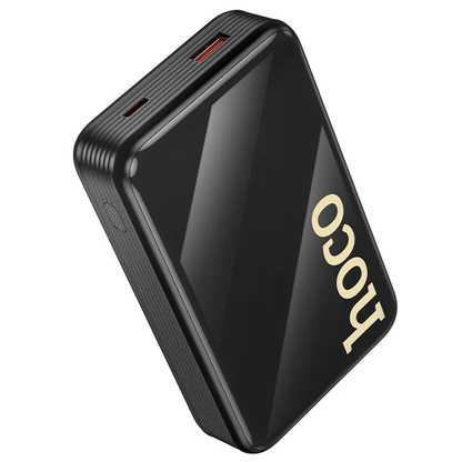 HOCO Q37A External Battery, 20000mAh, 22.5W, QC + PD, 1 x Lightning - 1 x USB-A - 2 x USB-C, Black
