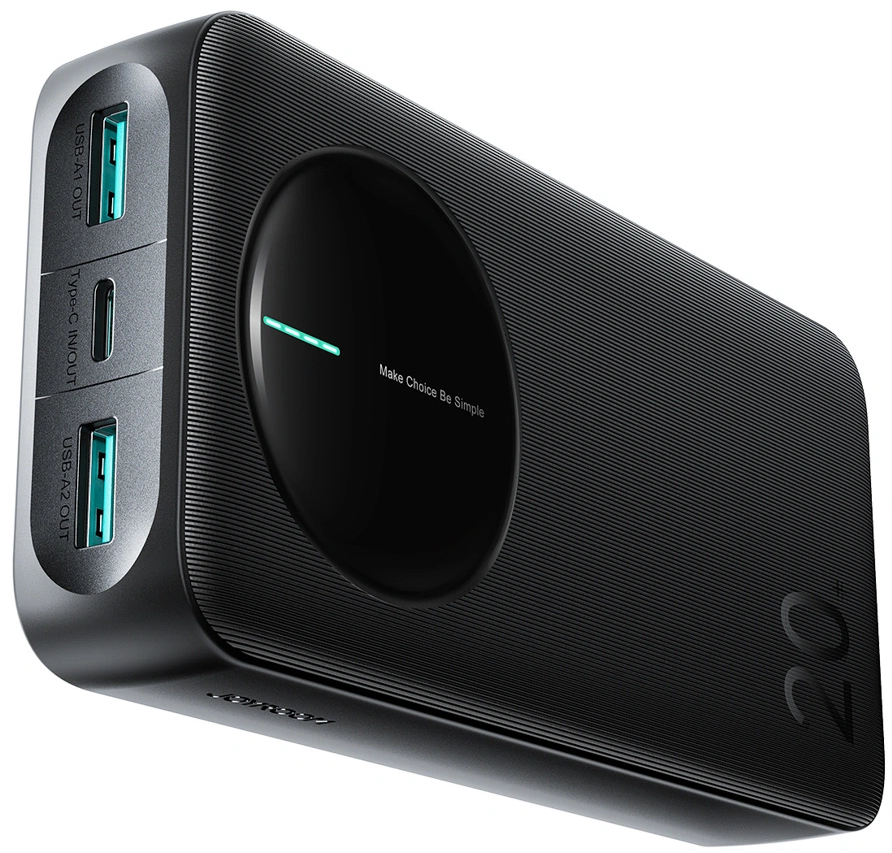 Εξωτερική Μπαταρία Joyroom JR-PBF14 Pro, 20000mAh, 22.5W, QC + PD, 1 x USB-C - 2 x USB-A, Μαύρη