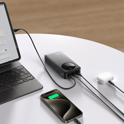 Εξωτερική Μπαταρία Joyroom JR-PBF14, 20000mAh, 12W, 1 x USB-C - 2 x USB-A, Μαύρη