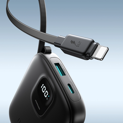 Εξωτερική Μπαταρία Joyroom JR-PBF18, 10000mAh, 22.5W, QC + PD, 1 x Lightning - 1 x USB-A - 1 x USB-C, Μαύρη