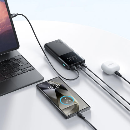 Εξωτερική Μπαταρία Joyroom JR-PBF20, 10000mAh, 25W, QC + PD, 1 x USB-C - 2 x USB-A, Μαύρη