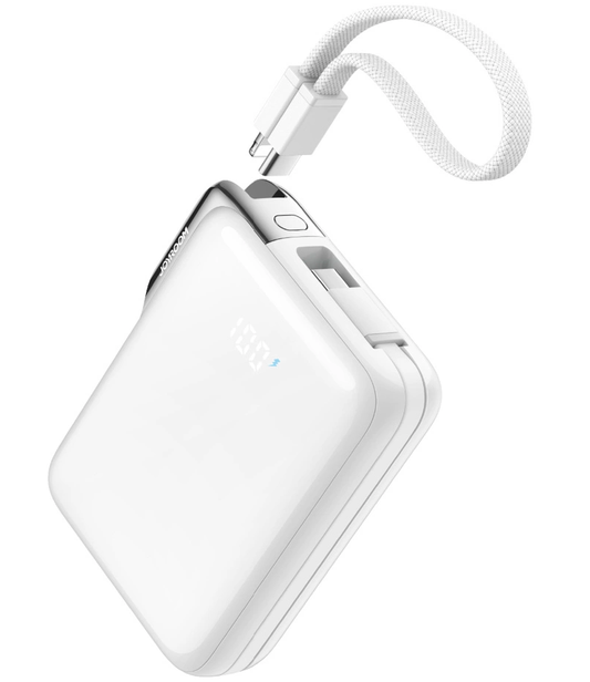 Εξωτερική Μπαταρία Joyroom JR-PBF27 Pro, 10000mAh, 30W, QC + PD, 1 x Lightning - 2 x USB-C, Λευκή