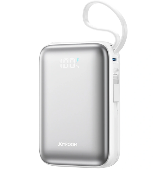 Εξωτερική Μπαταρία Joyroom JR-PBF29, 20000mAh, 22.5W, QC + PD, 1 x Lightning - 2 x USB-C, Λευκή