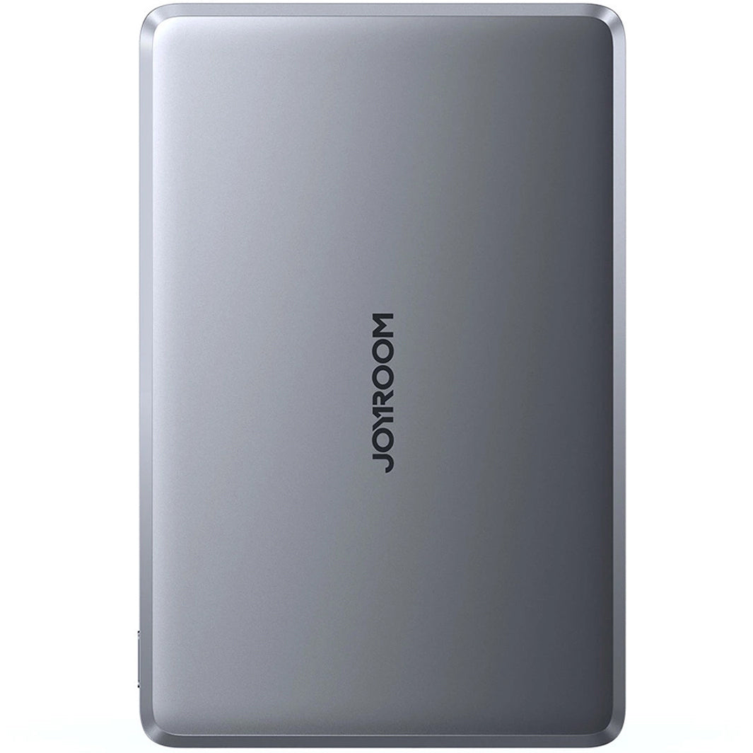 Joyroom JR-PBM08 Εξωτερική μπαταρία MagSafe, 5000mAh, 20W, PD + FQI, 1 x QI - 1 x USB-C, γκρι 