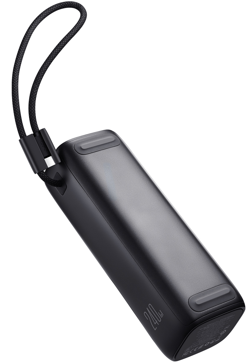 Εξωτερική μπαταρία Joyroom PODIX PR70, 25000mAh, 240W, QC + PD, 1 x USB-A - 3 x USB-C, Μαύρη