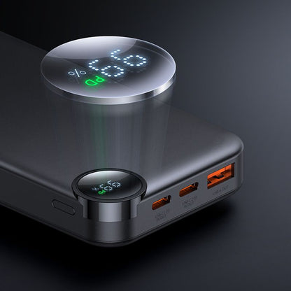 Εξωτερική Μπαταρία McDodo MC-3850 Display, 10000mAh, 30W, QC + PD, 1 x USB-A - 2 x USB-C, Μαύρη