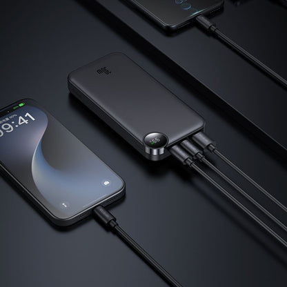 Εξωτερική Μπαταρία McDodo MC-3850 Display, 10000mAh, 30W, QC + PD, 1 x USB-A - 2 x USB-C, Μαύρη