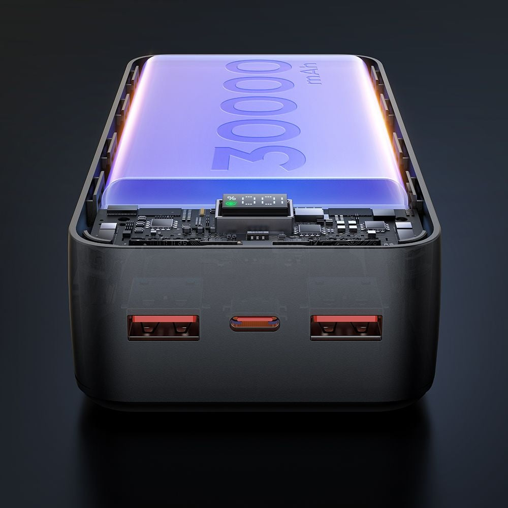 Εξωτερική Μπαταρία McDodo MC-4240, 30000mAh, 22.5W, QC + PD, 2 x USB-A - 1 x USB-C, Μαύρη