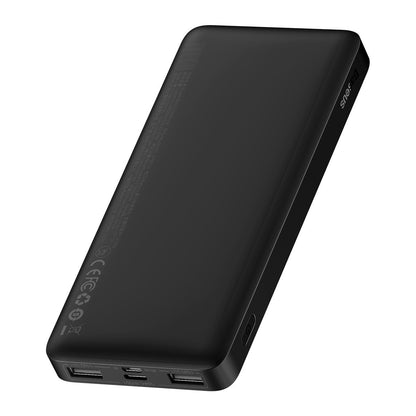 Εξωτερική μπαταρία Baseus Bipow, 10000mAh, 15W, 1 x USB-C - 2 x USB-A, μαύρο PPBD050001 