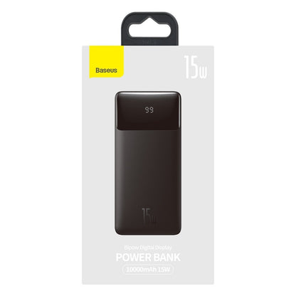 Εξωτερική μπαταρία Baseus Bipow, 10000mAh, 15W, 1 x USB-C - 2 x USB-A, μαύρο PPBD050001 