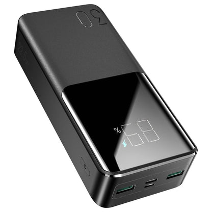 Εξωτερική Μπαταρία Joyroom JR-QP193, 30000mAh, 22.5W, QC + PD, 1 x USB-C - 2 x USB-A, Μαύρο