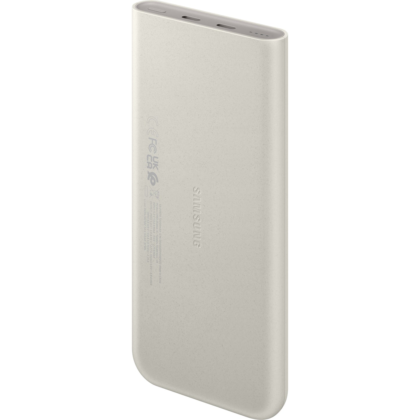 Εξωτερική μπαταρία Samsung, 10000mAh, 25W, PD, 2 x USB-C, μπεζ EB-P3400XUEGEU