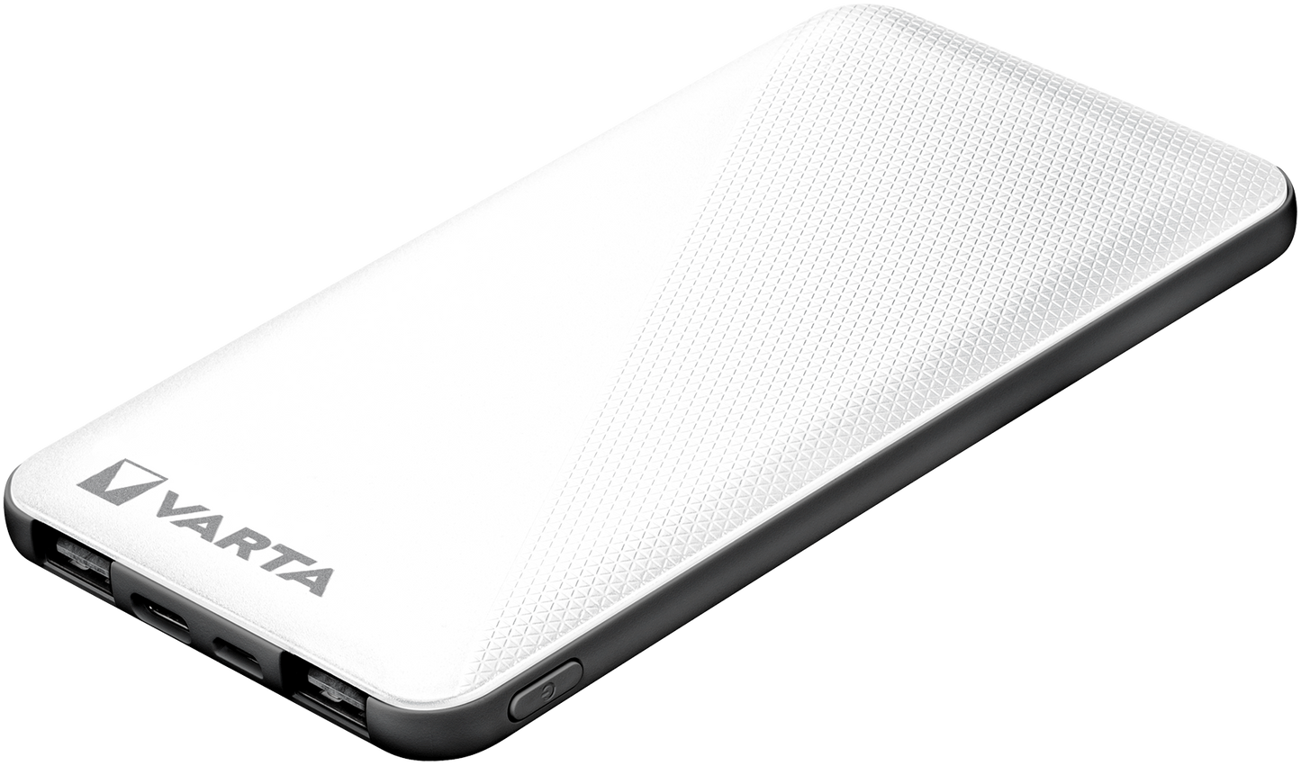 Εξωτερική μπαταρία Varta Energy, 5000mAh, 15W, 2 x USB-A - 1 x USB-C, λευκό