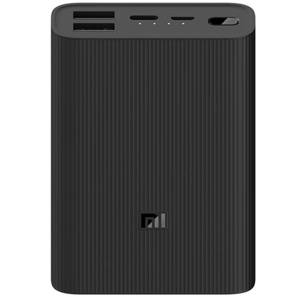 Εξωτερική μπαταρία Xiaomi MI 3 Ultra Compact, 10000mAh, 22,5W, QC + PD, 2 x USB-A - 1 x USB-C, Μαύρο BHR441212GL BHR4412GL