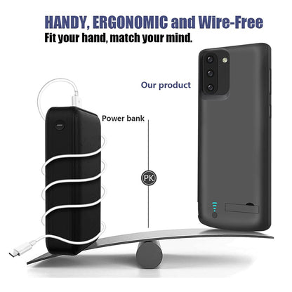 Εξωτερική Μπαταρία Τύπου Θήκης Techsuit Power Pro Battery για Samsung Galaxy Note 10 5G N971 / Note10 N970, 5000mAh, Μαύρη