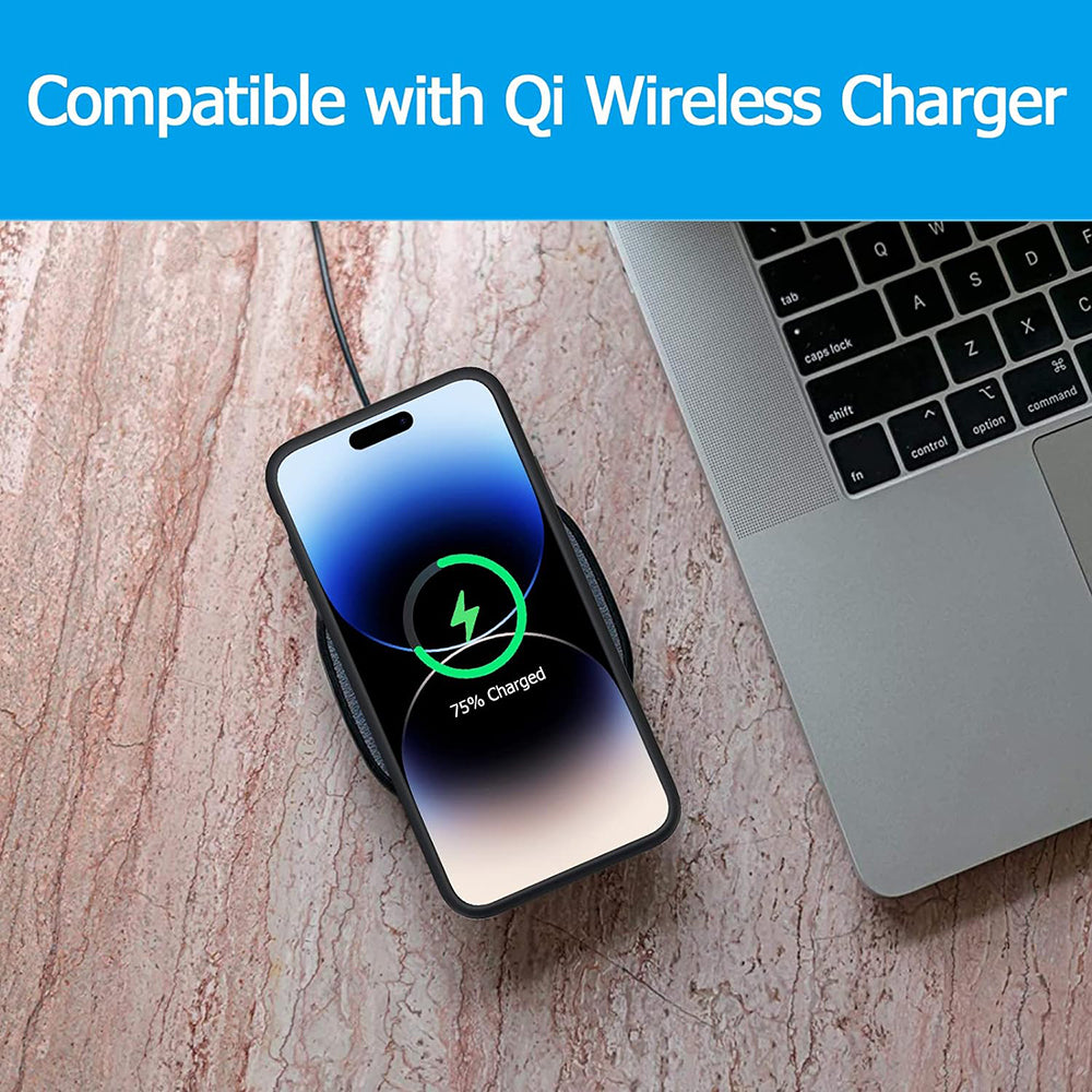 Εξωτερική Μπαταρία Τύπου Θήκης Wireless Techsuit Power Pro Battery για Apple iPhone 15, 7000mAh, Μαύρη