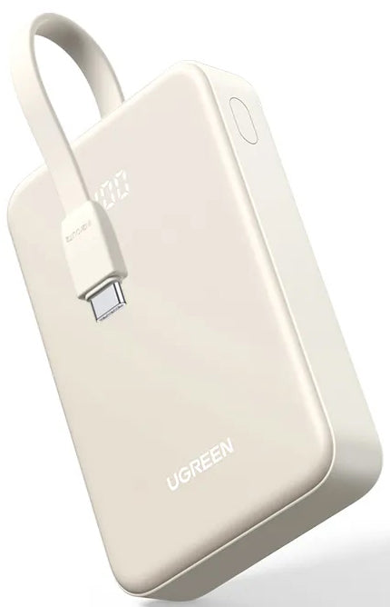 Εξωτερική Μπαταρία UGREEN PB521, 20000mAh, 30W, QC + PD, 1 x USB-A - 2 x USB-C, Λευκή