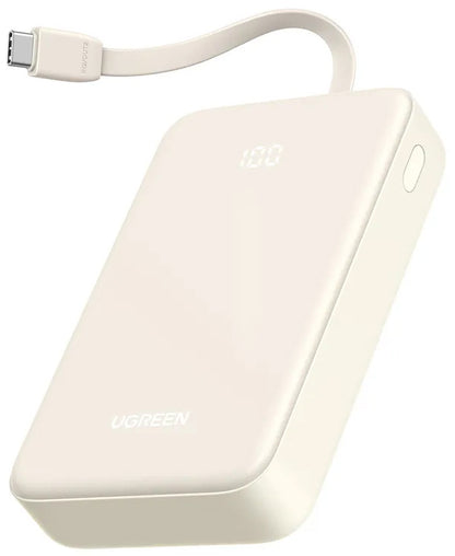 Εξωτερική Μπαταρία UGREEN PB521, 20000mAh, 30W, QC + PD, 1 x USB-A - 2 x USB-C, Λευκή