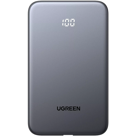 Εξωτερική Μπαταρία UGREEN PB526 (75161B), 10000mAh, 20W, QC + PD, 1 x USB-A - 2 x USB-C, Γκρι