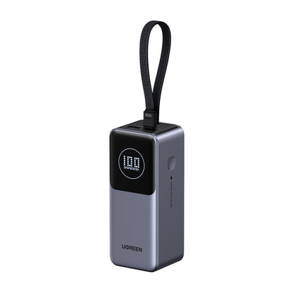 UGREEN PB723 External Battery, 20000mAh, 130W, QC + PD, 1 x USB-A - 2 x USB-C, Grey