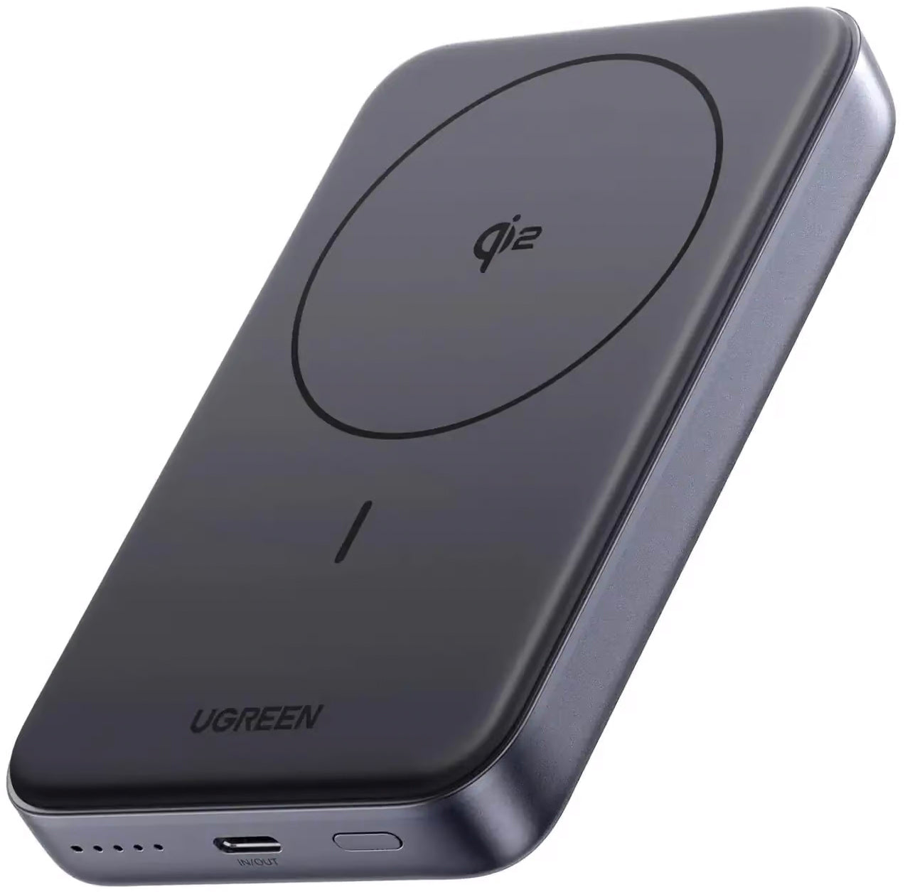 Εξωτερική Μπαταρία UGREEN PB761, 10000mAh, 30W, PD + FQI, 1 x QI - 1 x USB-C, Γκρι