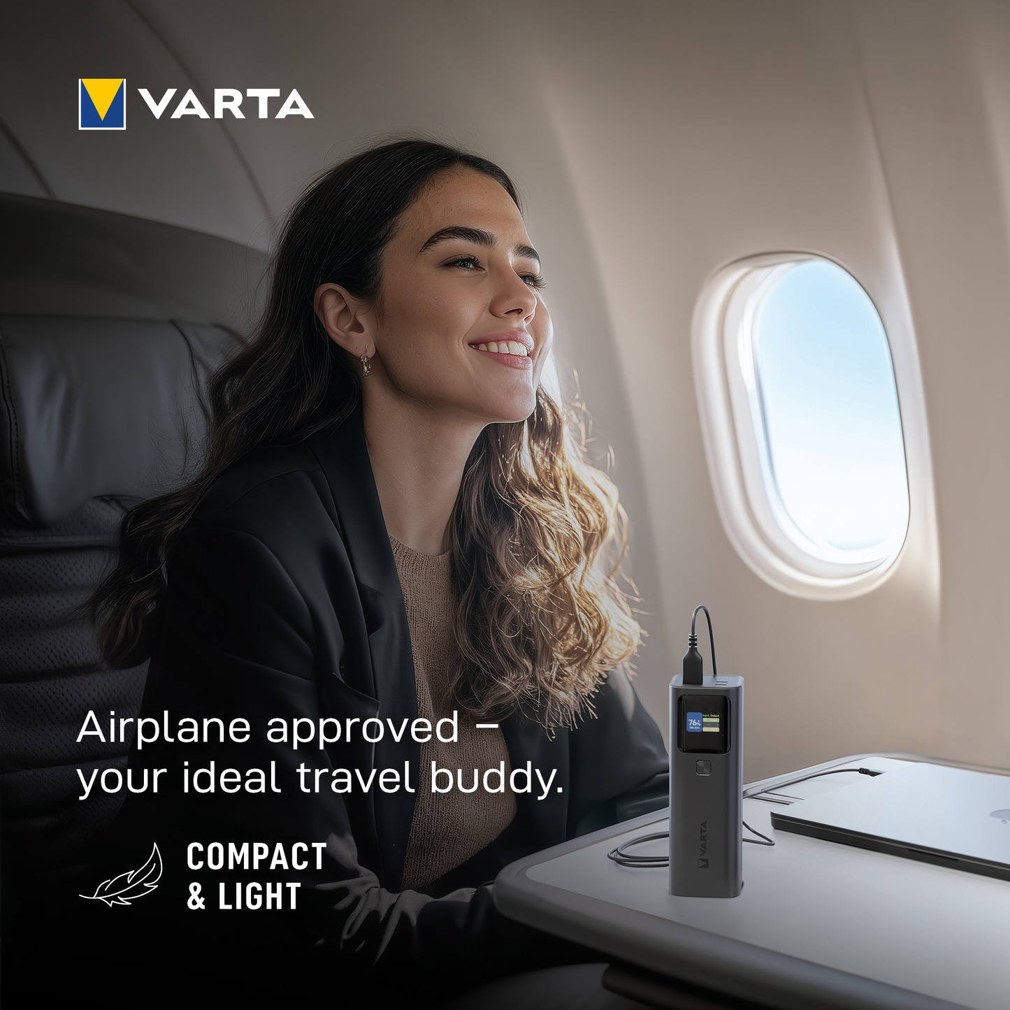 Εξωτερική Μπαταρία Varta High Speed, 27000mAh, 140W, QC + PD, 1 x USB-A - 2 x USB-C, Μαύρη