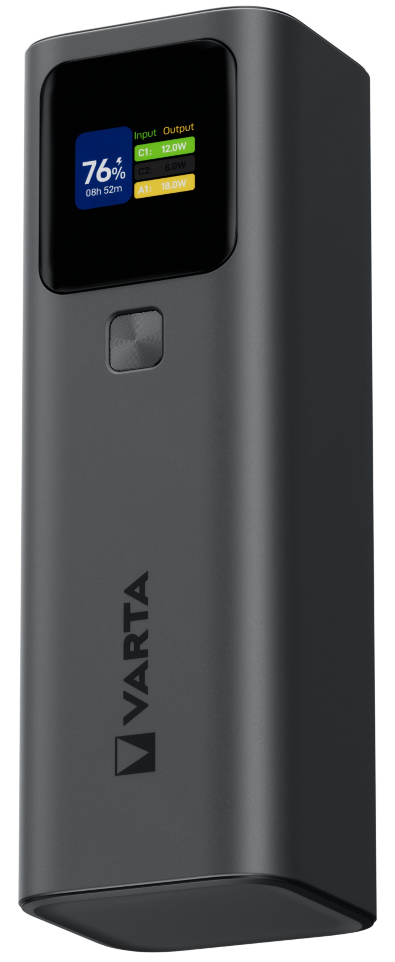 Εξωτερική Μπαταρία Varta High Speed, 27000mAh, 140W, QC + PD, 1 x USB-A - 2 x USB-C, Μαύρη
