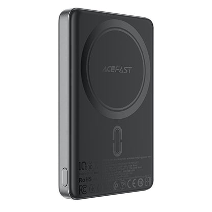 Εξωτερική Μπαταρία Wireless Acefast M12, 10000mAh, 20W, PD + FQI, 1 x QI - 1 x USB-C, Μαύρη