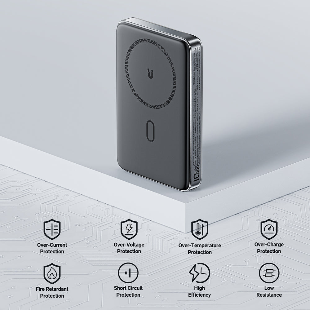 Εξωτερική Μπαταρία Wireless Acefast M6, 10000mAh, 20W, PD + FQI, 1 x QI - 1 x USB-C, Μαύρη