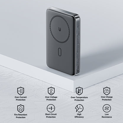 Εξωτερική Μπαταρία Wireless Acefast M6, 10000mAh, 20W, PD + FQI, 1 x QI - 1 x USB-C, Μαύρη