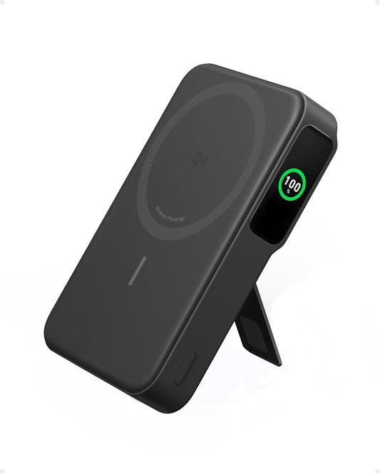 Εξωτερική Μπαταρία Wireless Anker MagGo, 10000mAh, 27W, PD + FQI, 1 x QI - 1 x USB-C, Μαύρη A1654011