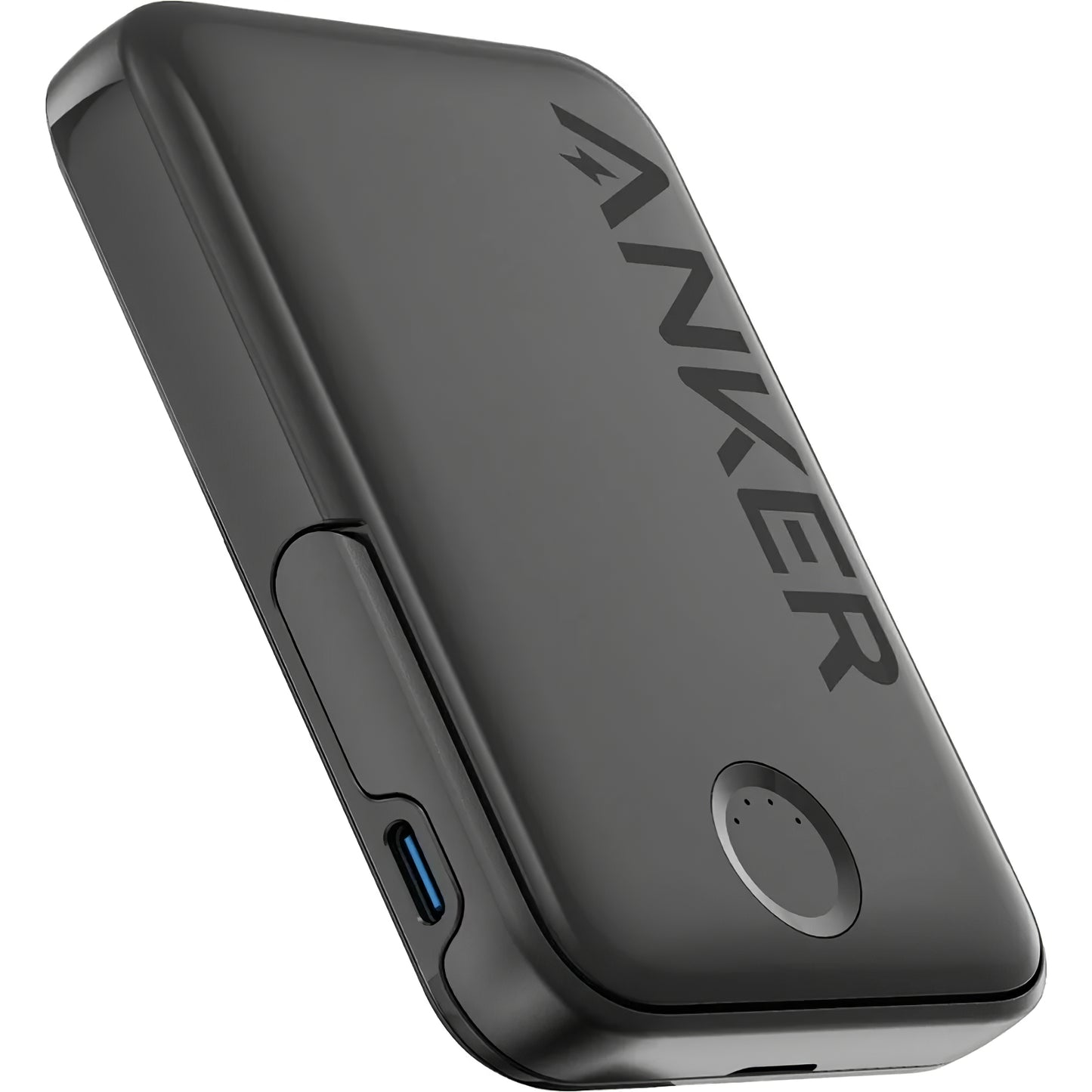 Ασύρματη εξωτερική μπαταρία Anker 322 MagGo, 5000mAh, 12W, 1 x QI - 1 x USB-C, μαύρο A1618G11 