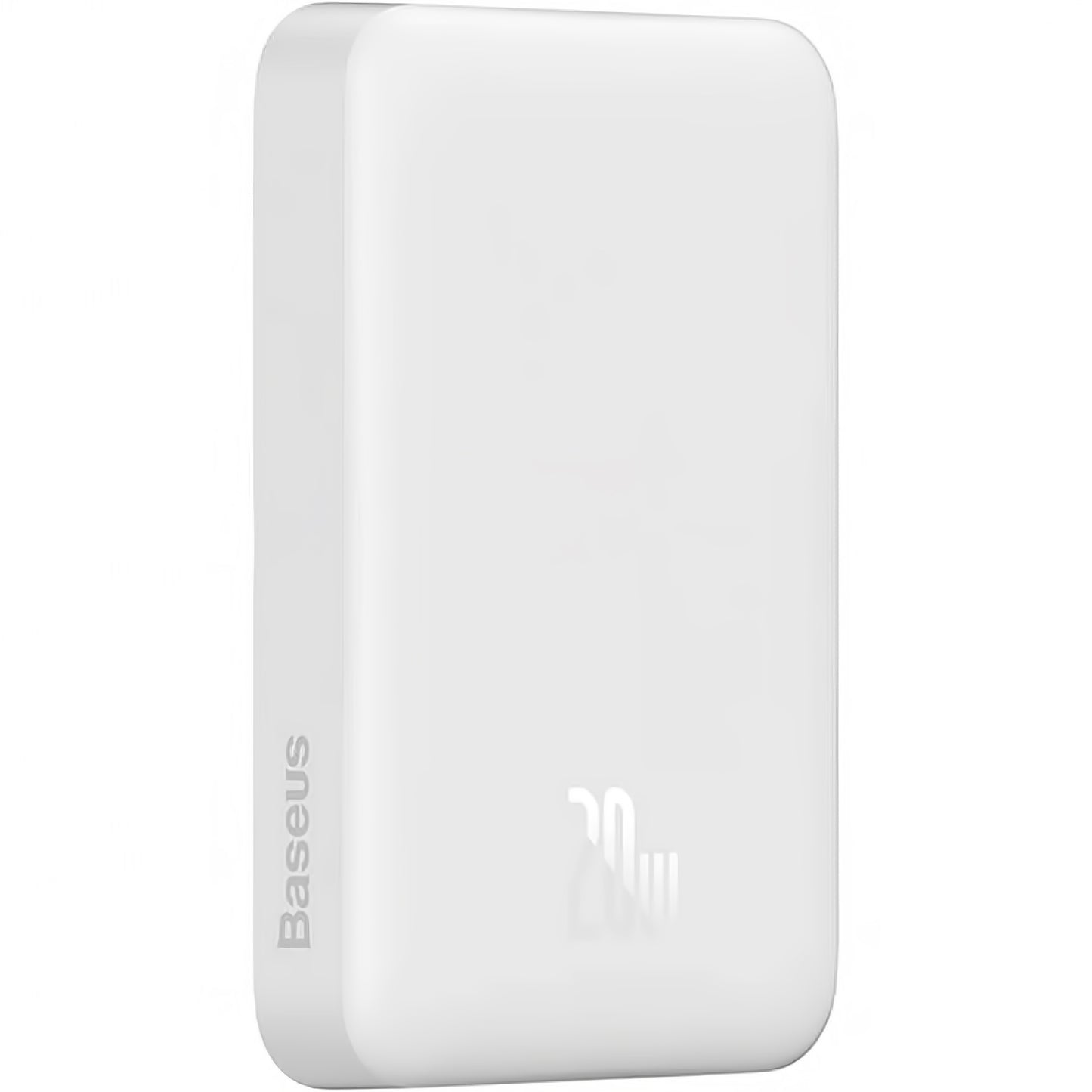Εξωτερική Μπαταρία Wireless Baseus Magnetic Mini, 10000mAh, 20W, PD + FQI, 1 x QI - 1 x USB-C, Λευκή PPCX07002
