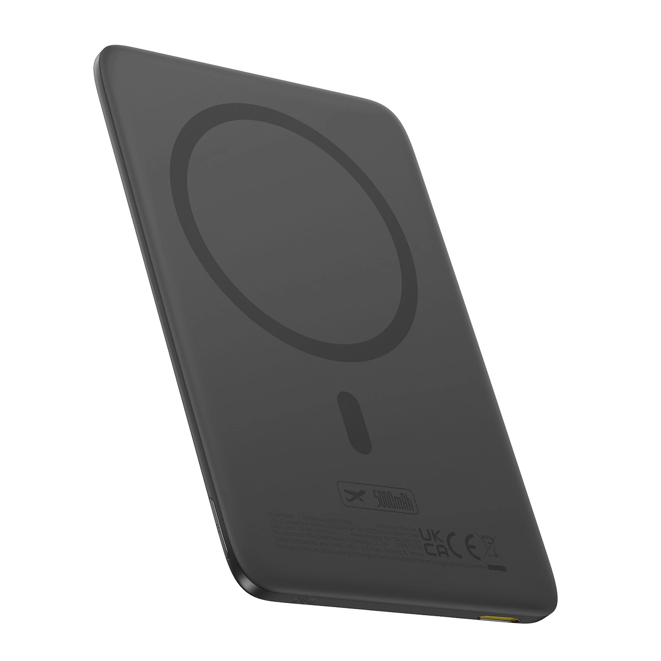 Εξωτερική Μπαταρία Wireless Baseus PicoGo AM41, 5000mAh, 20W, PD + FQI, 1 x QI - 1 x USB-C, Μαύρη