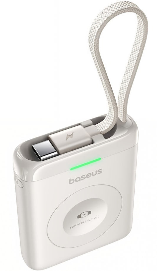Εξωτερική Ασύρματη Μπαταρία Baseus EnerFill FW11, 1640mAh, 5W, 1 x QI, Λευκό E0205302