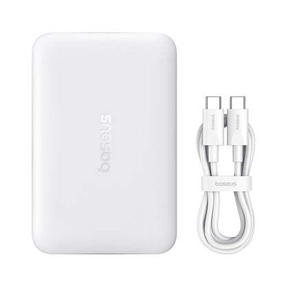 Εξωτερική Ασύρματη Μπαταρία Baseus EnerFill FM11, 10000mAh, 30W, PD + FQI, 1 x QI - 1 x USB-C, Λευκό