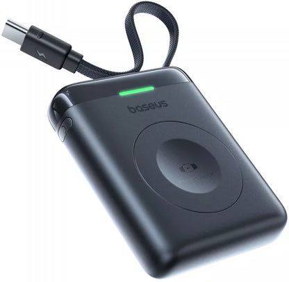 Εξωτερική Ασύρματη Μπαταρία Baseus EnerFill FW11 για Apple Watch Series, 1640mAh, 5W, 1 x QI, Μαύρο E0205301