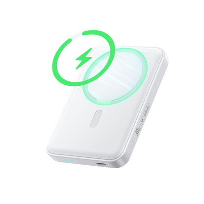 Εξωτερική Ασύρματη Μπαταρία Baseus EnerFill FM11, 10000mAh, 30W, PD + FQI, 1 x QI - 1 x USB-C, Λευκό