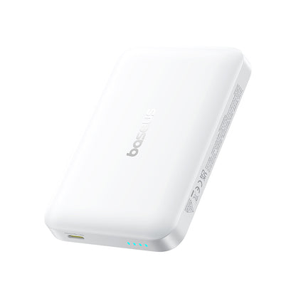 Εξωτερική Ασύρματη Μπαταρία Baseus EnerFill FM11, 10000mAh, 30W, PD + FQI, 1 x QI - 1 x USB-C, Λευκό
