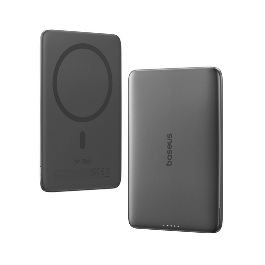 Εξωτερική Μπαταρία Wireless Baseus PicoGo AM41, 5000mAh, 20W, PD + FQI, 1 x QI - 1 x USB-C, Μαύρη