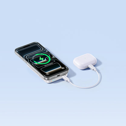 Εξωτερική Ασύρματη Μπαταρία Baseus EnerFill FM11, 10000mAh, 30W, PD + FQI, 1 x QI - 1 x USB-C, Λευκό