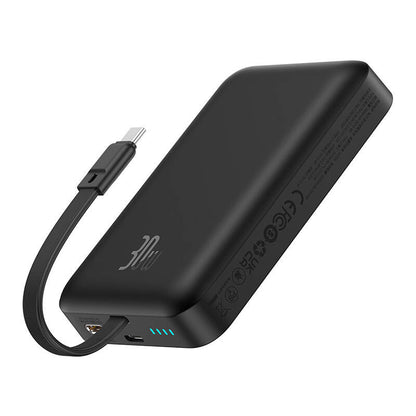 Εξωτερική Μπαταρία Wireless Baseus Magnetic Mini, 10000mAh, 30W, PD + FQI, 1 x QI - 2 x USB-C, Μαύρη P1002210B113-00